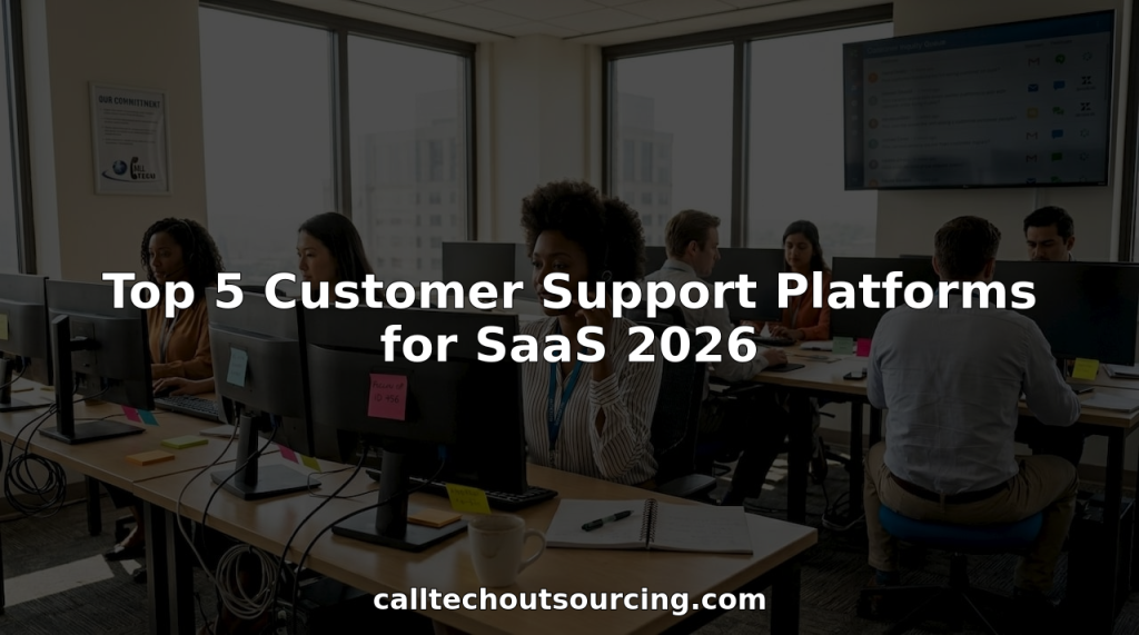 SaaS support team working in sunlit corner office