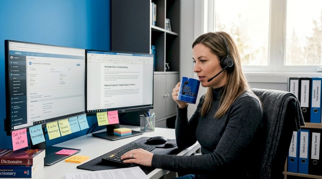 Customer support agent handles multilingual requests